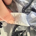 Venus  Jumpsuit Women Small Navy Blue White Polka Dot Belt Retro Classic Wide Leg Photo 7