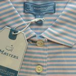 NEW Masters Magnolia Lane Collection Women Small Polo Shirt Augusta Pink Blue‎ Photo 1