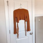 Set Active  Waffle Knit Wrap Top Wide Leg Pants Photo 3