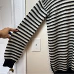 Rebecca Minkoff Worth Striped Split Back Mohair/Wool Knit Sweater Sz Medium Photo 3