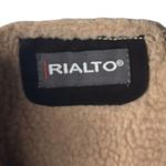 Rialto  Cassie Brown Faux Sherpa Lined Tall Riding Boots Buckles Zippers Size 7.5 Photo 8
