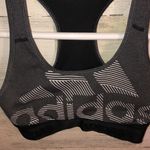 Adidas  bra gray black and white sports bra active wear sports wear fit like a SM Photo 2