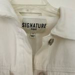 Signature Eight White Denim Dress Size Small Photo 1
