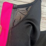 Fabletics  Emmy Zipper Sports Bra ll. Neon Pink and Black. Size Large. Photo 7