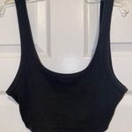 ZARA dark grey cropped tank Photo 0