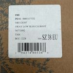 Free People  Western Sway Low Slouch Tan Suede Leather Pull On Boot EU 38 US 8 Photo 9