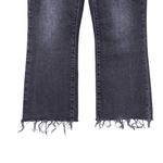 Gap  High Rise Kick Flare Jeans Washed Black Petite Size 26 / 2P Stretch Cropped Photo 5