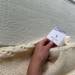 Fashion Elegant Cream Chunky Knit Sweater BNWT Size L Photo 2