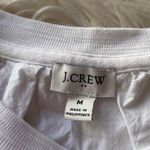 J.Crew Factory White Eyelet Back Crewneck Pullover Photo 6