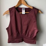 Gymshark  Sweat Seamless Midi Tank Baked Maroon Photo 1