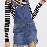 Free People  torn up denim shortall dress Photo 0