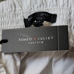 Romeo + Juliet Couture White Smocked Off-Shoulder Blouse Size S Photo 5