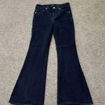 EXPRESS Women's Flared Blue Jeans Photo 0