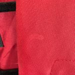 Alfani  Red Nylon Cotton Collared Snap Up Lined Spring Fall Jacket Size L Photo 5