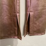 Revolve NICHOLAS Valeria Metallic Side Lace Up Pants Iridescent Pink High Rise Size 2 Photo 8