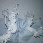 American Eagle  2 High Rise Shorty Jeans Light Wash Raw Hem Shorts Photo 6