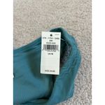 Aerie NWT  Jacquard Super High Cut Cheekiest Bikini Bottom Women's Gatsby Green M Photo 4