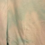 Brandy Melville Tie Dye Wrap Long Sleeve Crop Top Blue White One Size Photo 8