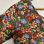 Vintage 90s SMW Spring Floral Dress W/
Sequin Embellishments Size L Red Size L Photo 4