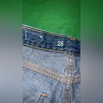 Levi's Levi’s Denim Women's Shorts with Embroidered Geometric Pattern size 28 Photo 8