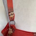 LAURIE FELT Boho Cottage Core Slip Dress Sz 14 Floral Lace Hem Romantic Satin Orange Photo 10