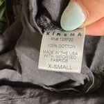 XiRENA 100% Cotton Flowy Tiered Summer Beachy Boho Farmers Market Dress Size XS Black Photo 3