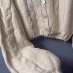 Free People Cropped Creme Cardi NWT Photo 5