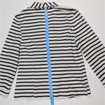 Akira  Chicago Blazer Red Label Striped Cardigan Jacket Black White S Photo 8