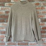 Maeve Anthropologie Mock Neck Sweater Women’s Small Beige Tan Photo 0