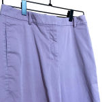 Theory  Lilac High-Rise Straight Pant in Stretch Chino Size 4‎ Photo 6