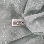 Wacoal Vintage Light Blue Floral Jacquard Satin Chemise Size Small Nightie Photo 5