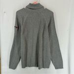 Tommy Hilfiger  Jeans Vintage Turtle Neck Pullover Ribbed Sweater Women’s M Grey Photo 6