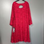 Avenue NWT Red Lace Midi Shift Special Occasion Dress - 30/32 - Womens Plus Size Photo 9
