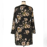 J.Crew  | Black Gold Floral Long Sleeve Cocktail Dress Women’s Size 12 NWT Photo 1