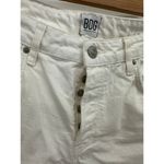 BDG 90s Long Inseam Short Denim Shorts Women 32 White Button Fly Urban Outfitter Photo 2