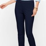 Talbots NWT Navy Blue Chatham Slim Leg Crop Pants Size 6 Photo 0