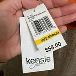 Kensie  Jeans Orange Linen Blend Cropped Cami Tank Medium NWT Photo 4