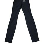 Polo Ralph Lauren Velvet Side Stripe Black Skinny Pants Ankle Zip Size 0 Photo 0