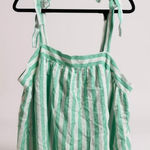 Stoney Clover Lane X Target Womens Striped Tie Strap Tank Top S Green & White Photo 0