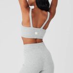 Alo Yoga  Cashmere Plush Waffle V-Neck Bra Size M Photo 2