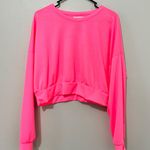 Urban Outfitters Size Large Pink Cropped Long Sleeve Photo 0