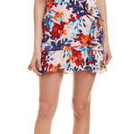 Parker  Women's Size MediumSleeveless Ruffle‎ Dress Blossom Floral mini Dress Nwt Photo 0