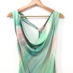 Silk Roads by Adriana‎ Iglesias Esther Dress in Space Silk Green Photo 3
