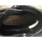 Blondo  Eleanor Waterproof Leather Pointed Toe Heeled Booties Black Size 7M Photo 4