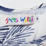 Jams World Palm Tree Print Tropical Midi Dress with Pockets Photo 1