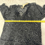 NWT DX Collection Size S Black Eyelet Lace Pullover Nero Maxi Dress Elegant Chic Photo 9