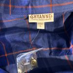 Shyanne NWT Country Wear It Mean It Plaid Sleeveless Shirt Size Large Photo 3
