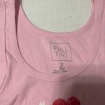 Tilly's I heart cowboys pink tank top small Photo 1