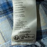 Free People  We the Free Wind River Plaid Shirt Pullover Tunic; pockets; Medium Photo 9