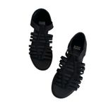 Eileen Fisher  Ratonb Black Strappy Slip On Flats Gladiator Sandals Women’s 5.5 Photo 4